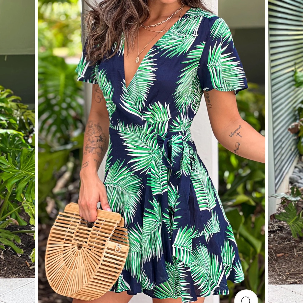 Tropical summer dress